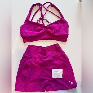 BOMBSHELL SPORTS BRA AND SHORTS